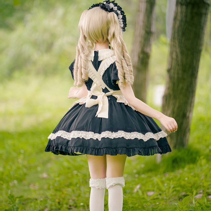 美品　英国クラシカルロリィタベルベットワンピース　M 　ハロウィン　深緑　メイド 美品 英国クラシカルロリィタベルベットワンピース M ハロウィン 深緑