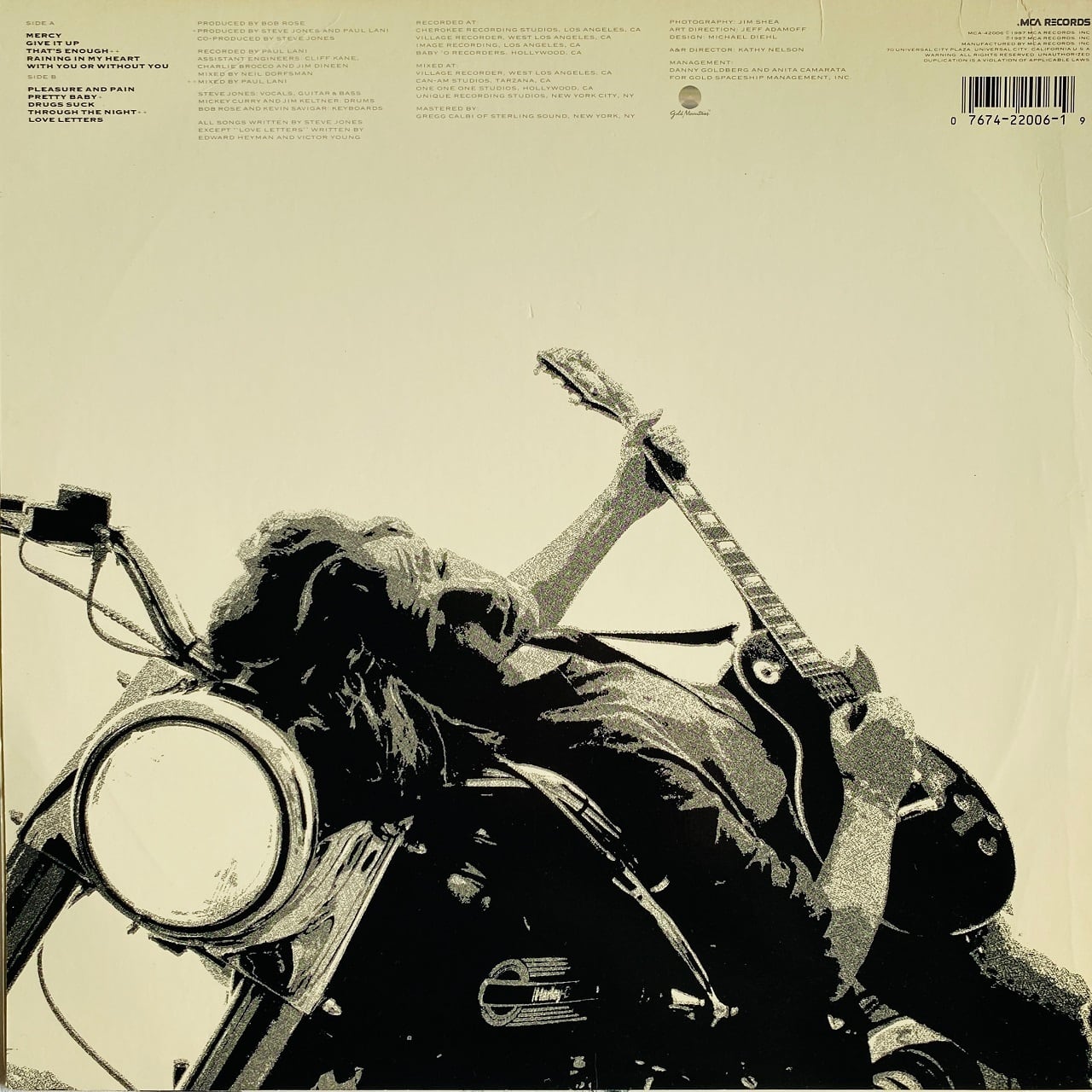 LP】Steve Jones – Mercy | マメシバレコード mameshiba records