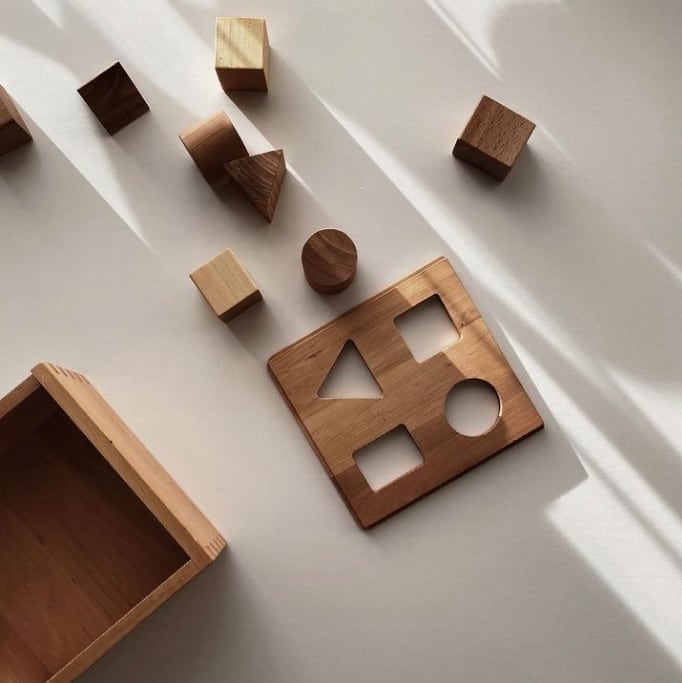 Wooden Story ウドゥンストーリー シェイプソーターボックス 型はめ