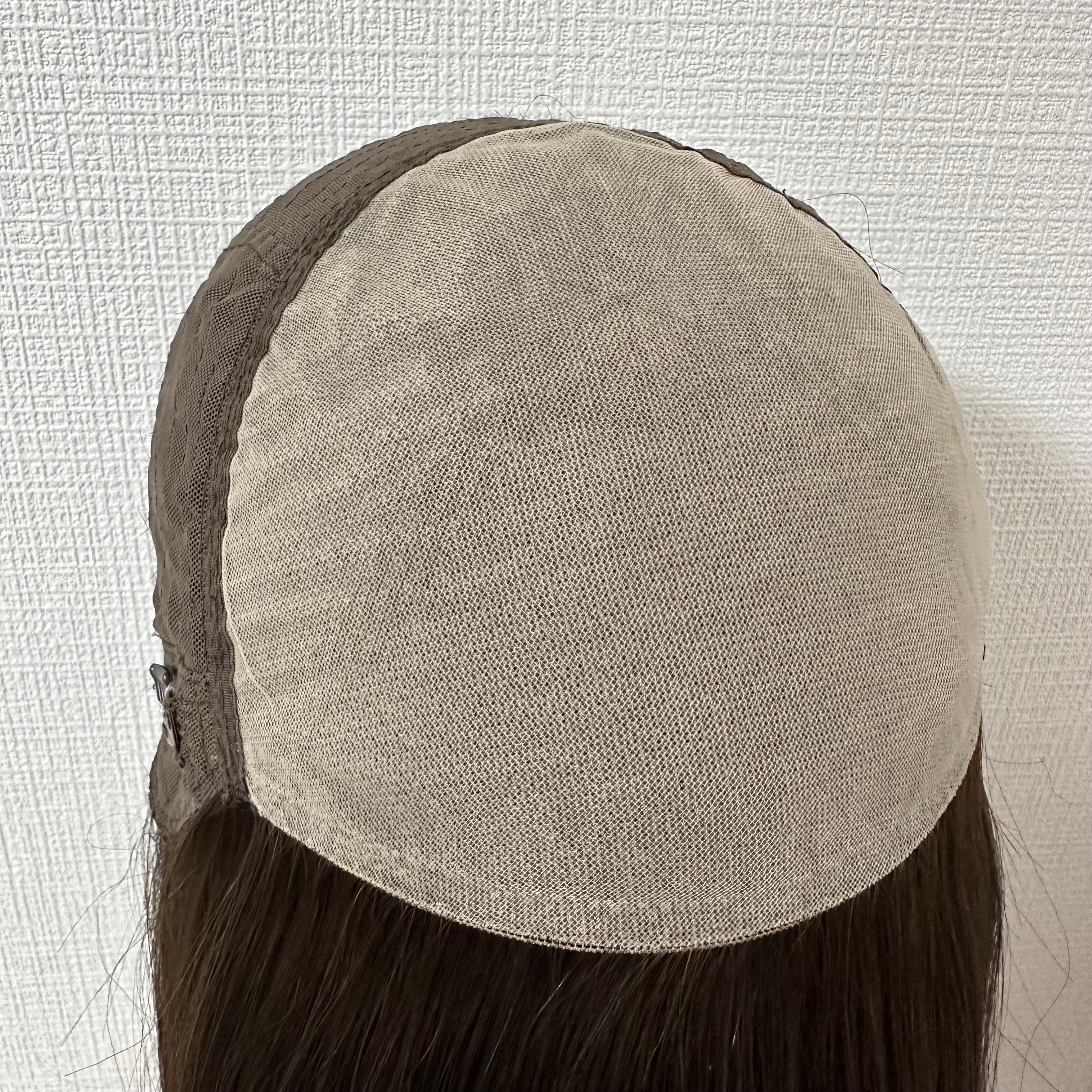スキンタイプ 未カット 35cm ブラウン系ハイライト 百合子