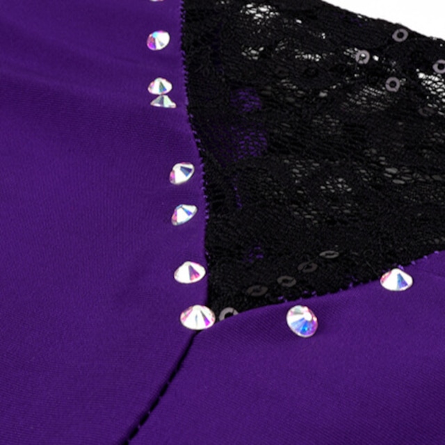 フレンチスリーブ ミモレ レーストリム ダンスドレス ds1402