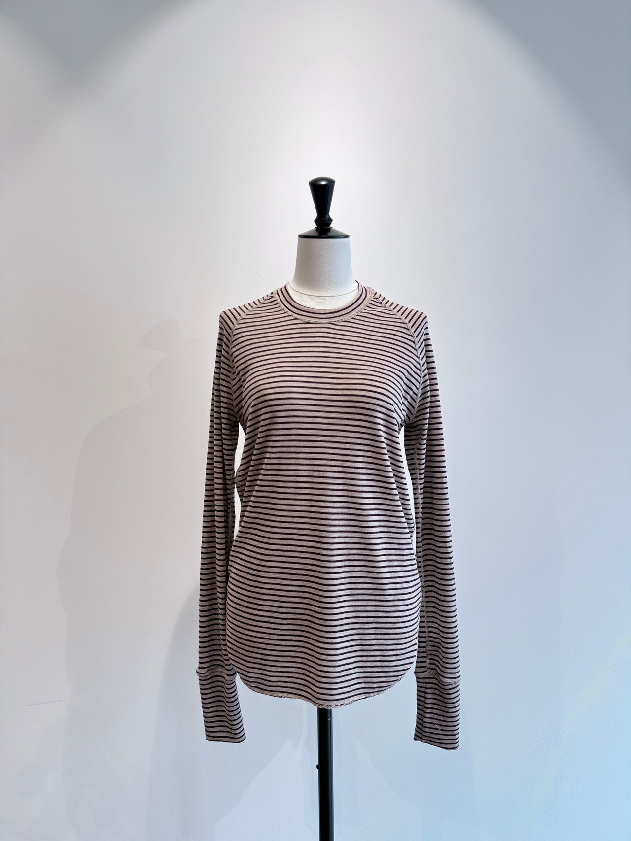 jonnlynx/JL225-CT824 WOOL ROB TEE Enji×Beige