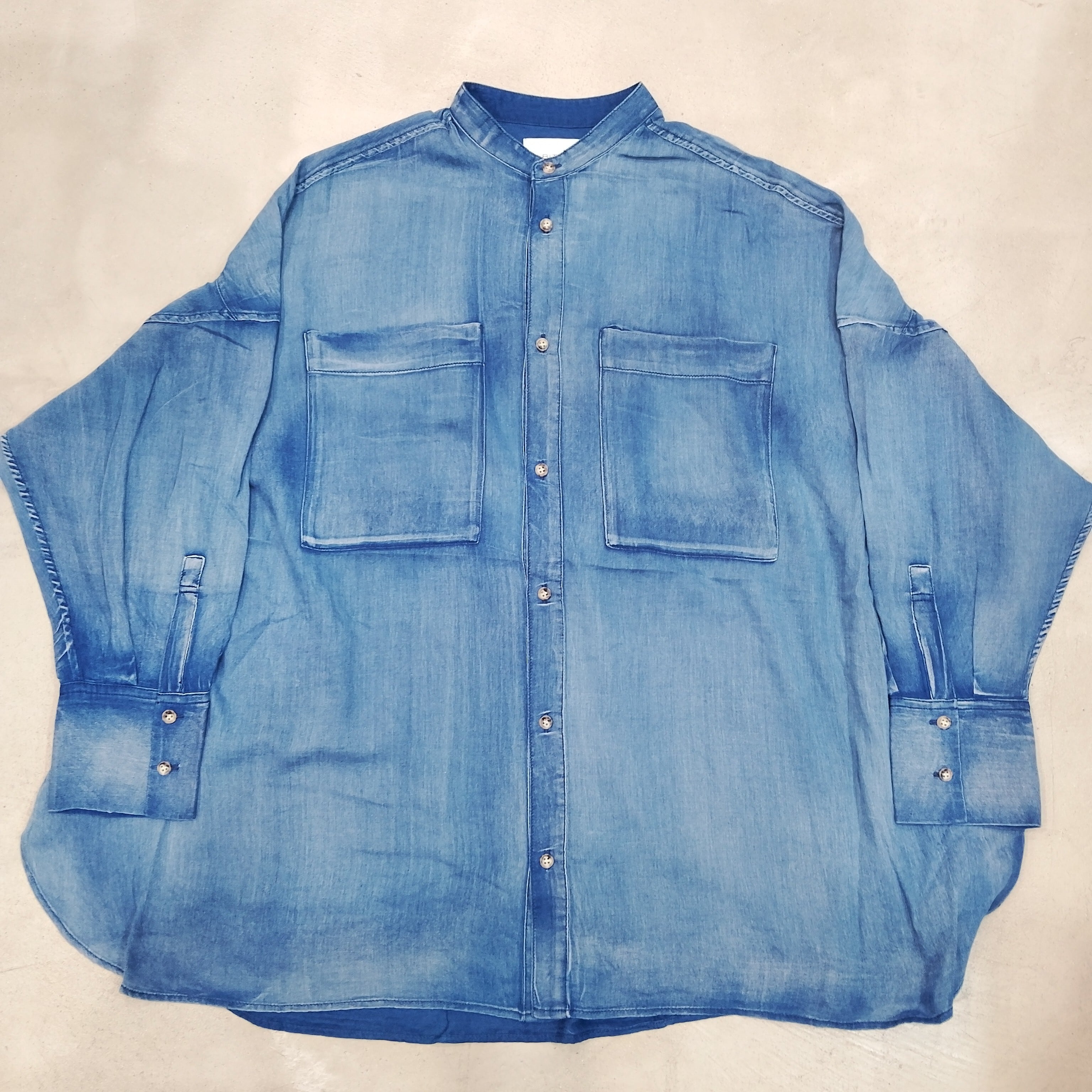 H.V.F.N BIT BLUE コラボ デニムシャツ FLOW DENIM 5f71c5bffdbf514eeee458dbfa2ee9