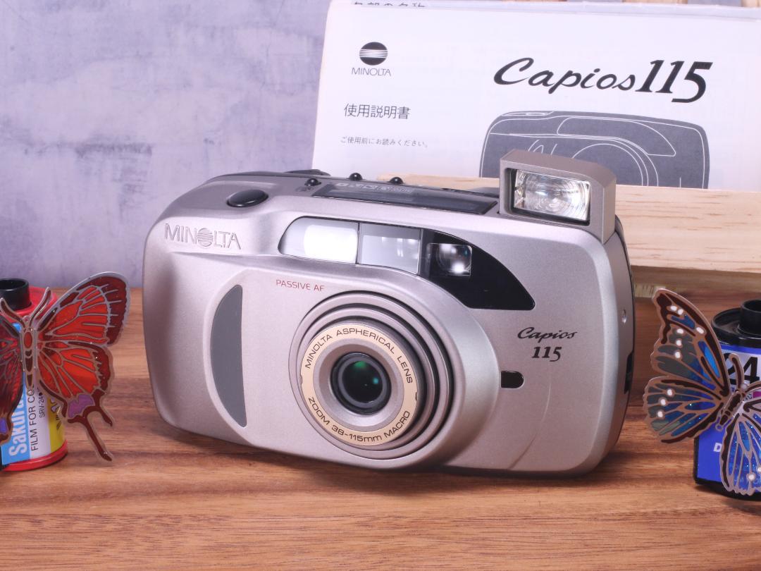 MINOLTA CAPIOS115 チタン kako フラッシュ セット