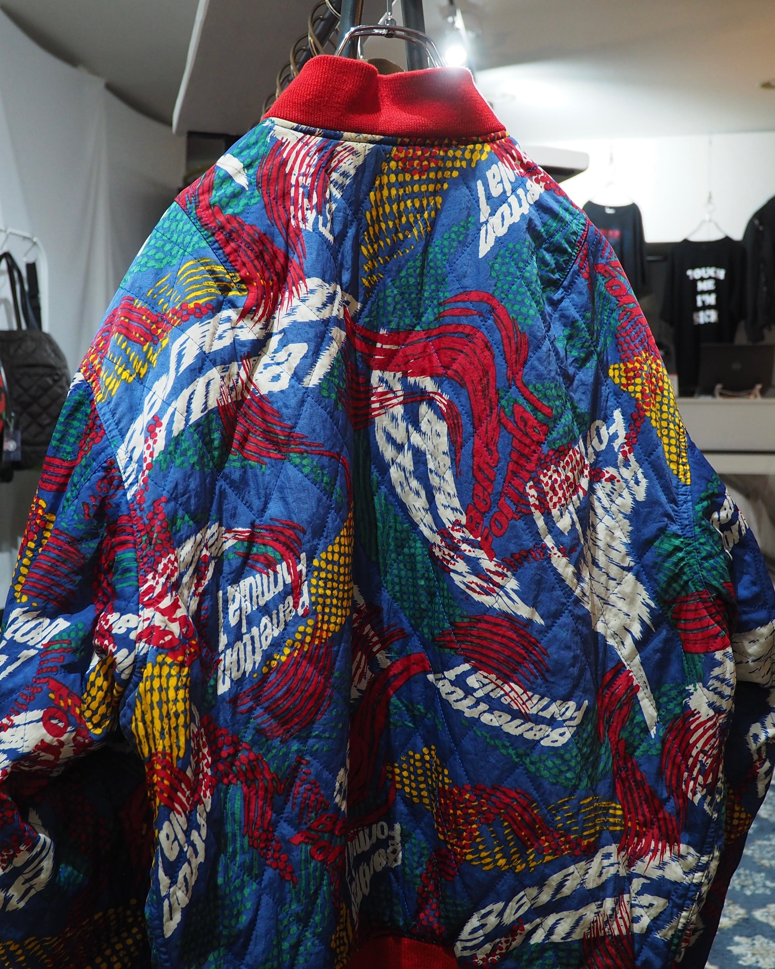 1990s ” UNITED COLORS OF BENETTON ” 2way Reversible Vintage Loose MA_1 Flight Jacket