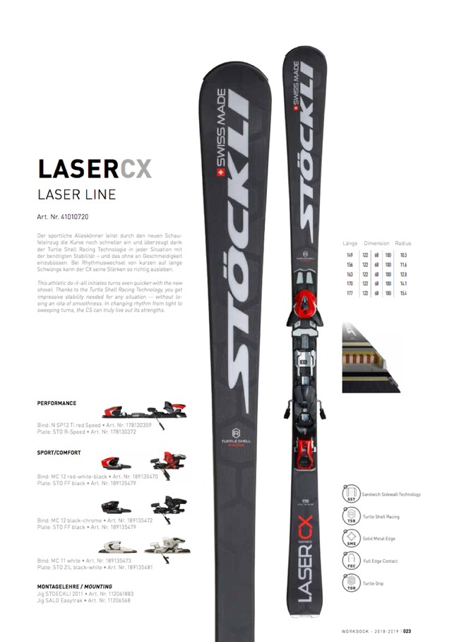 18'-19'｜LASER CX / N SP12 Ti black S75