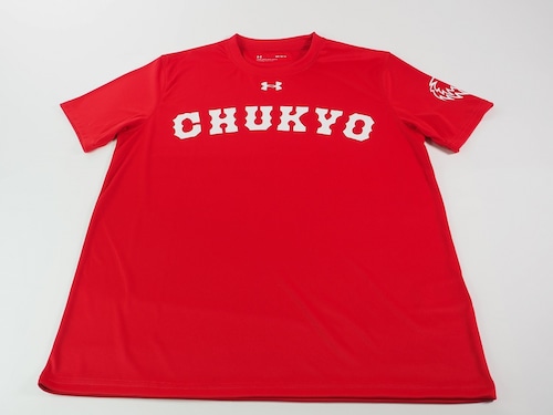 アンダーアーマーCHUKYOロゴ入りTシャツ （レッド）