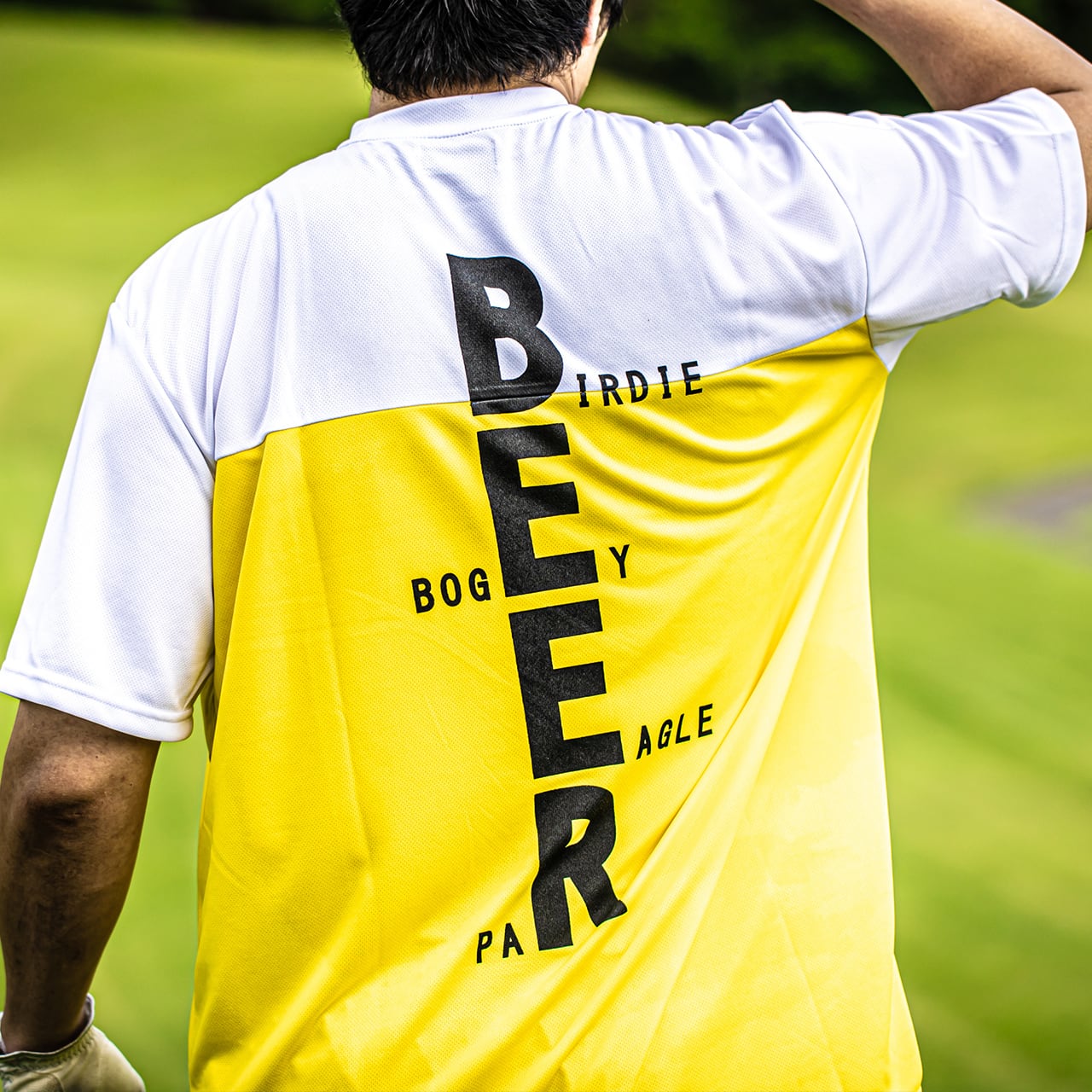BEERゴルフ モックネックTシャツ（ブラック） | BEER