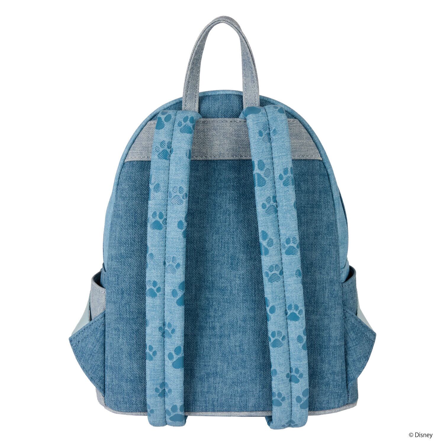 LF DISNEY DOGS & CATS FAUX DENIM MINI BACKPACK_WDBK4023