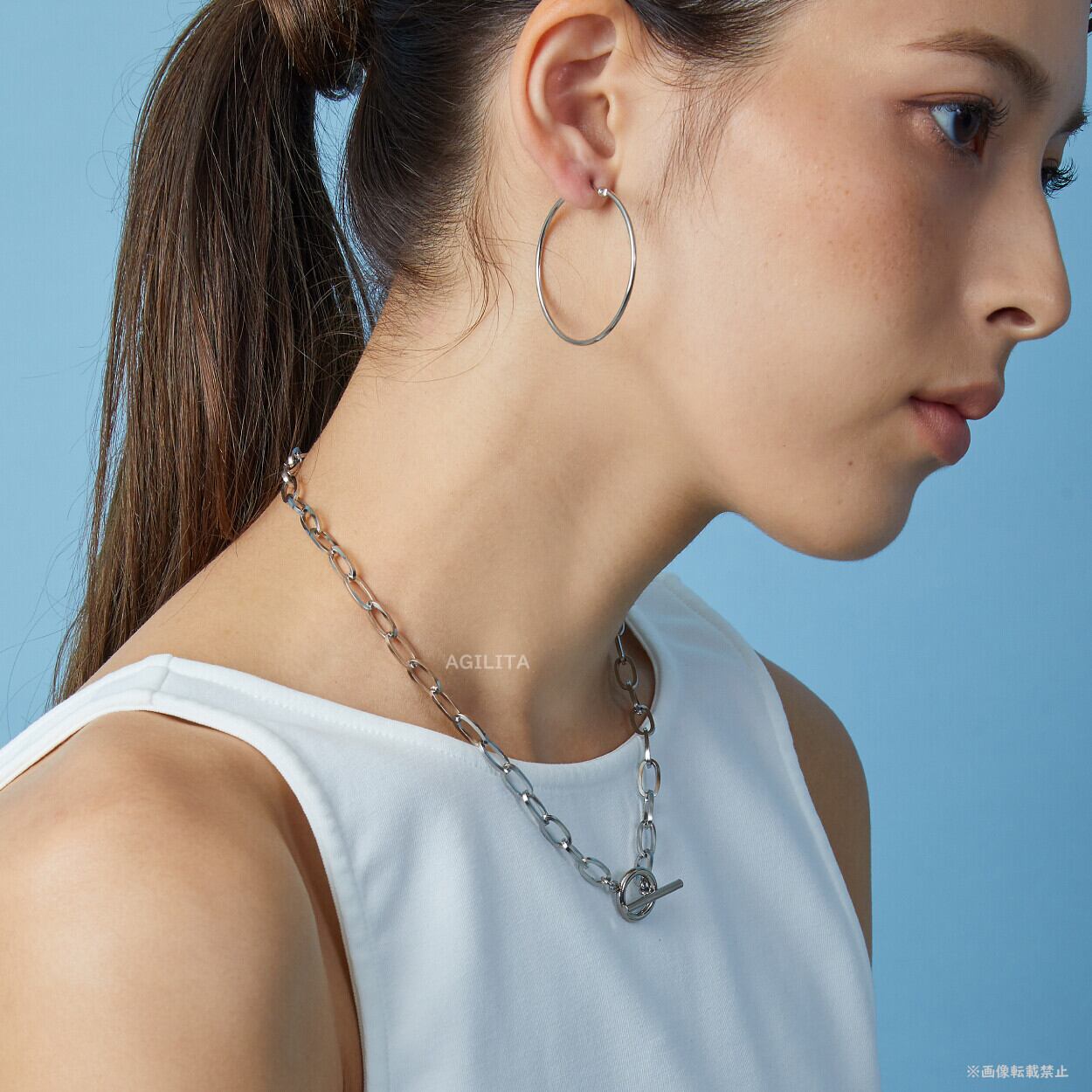 【SELECT】サージカルステンレスOval Chain Necklace