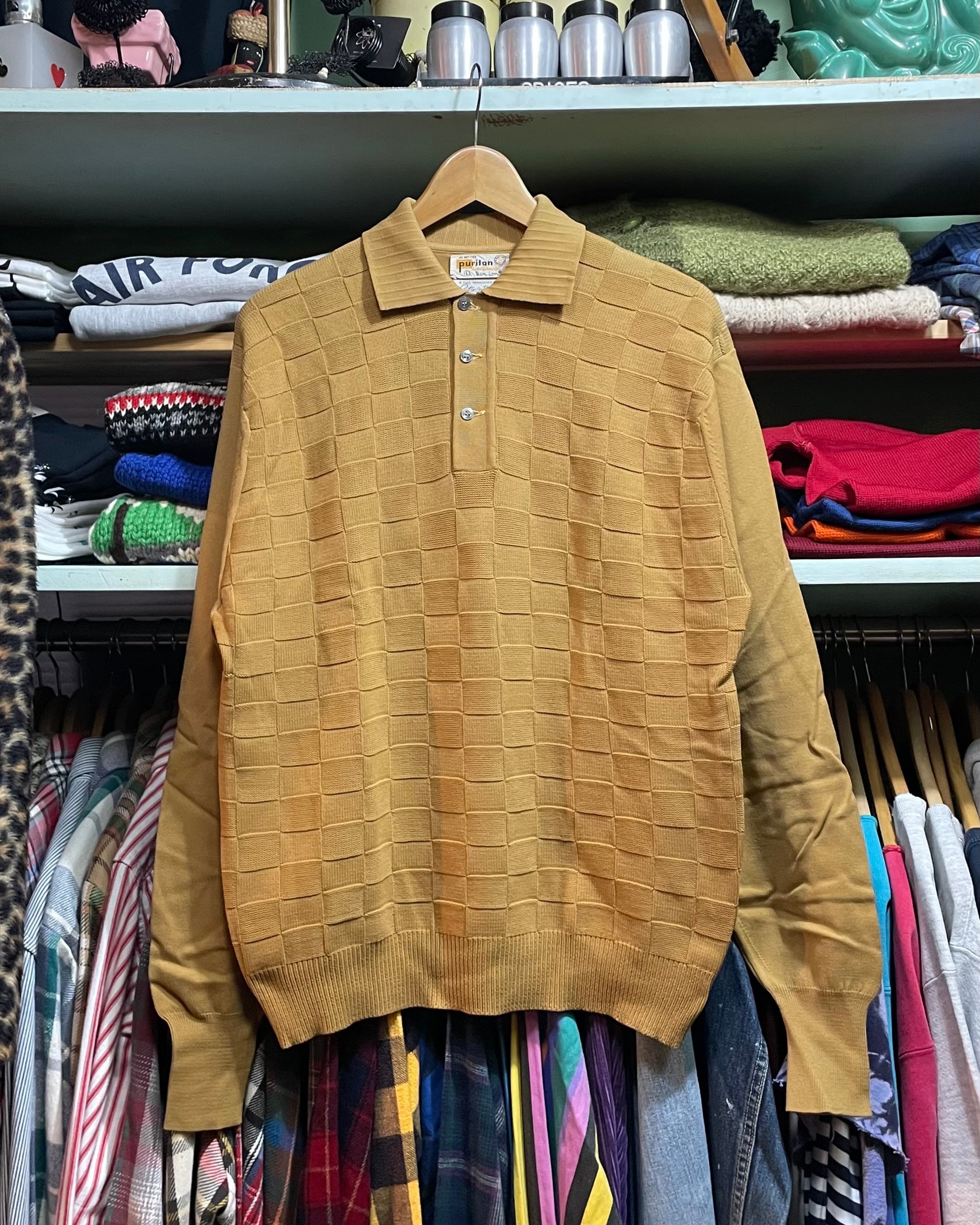 60's vintage "puritan" polo shirt(beady clothing)