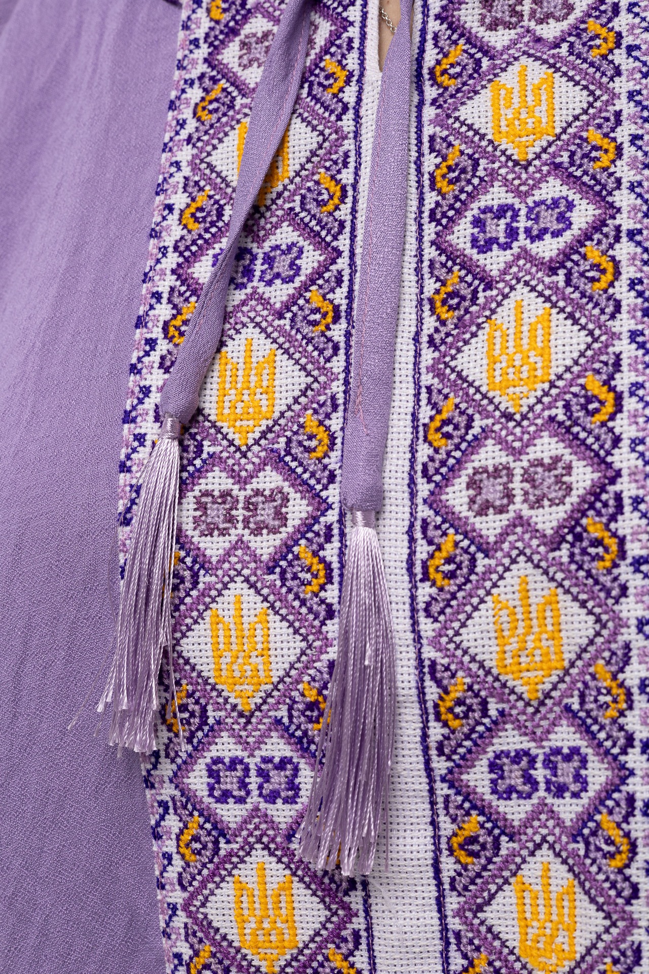 ウクライナ刺繍ヴィシヴァンカ　手刺繍　麻　レディース・フリーサイズ - 8