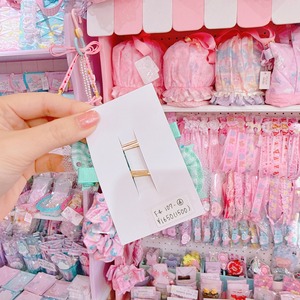 【F4】107-4ツインヘアクリップ