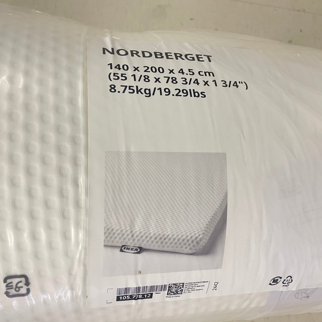 24920【未開封品】マットレストッパー ダブル IKEA NORDBERGET