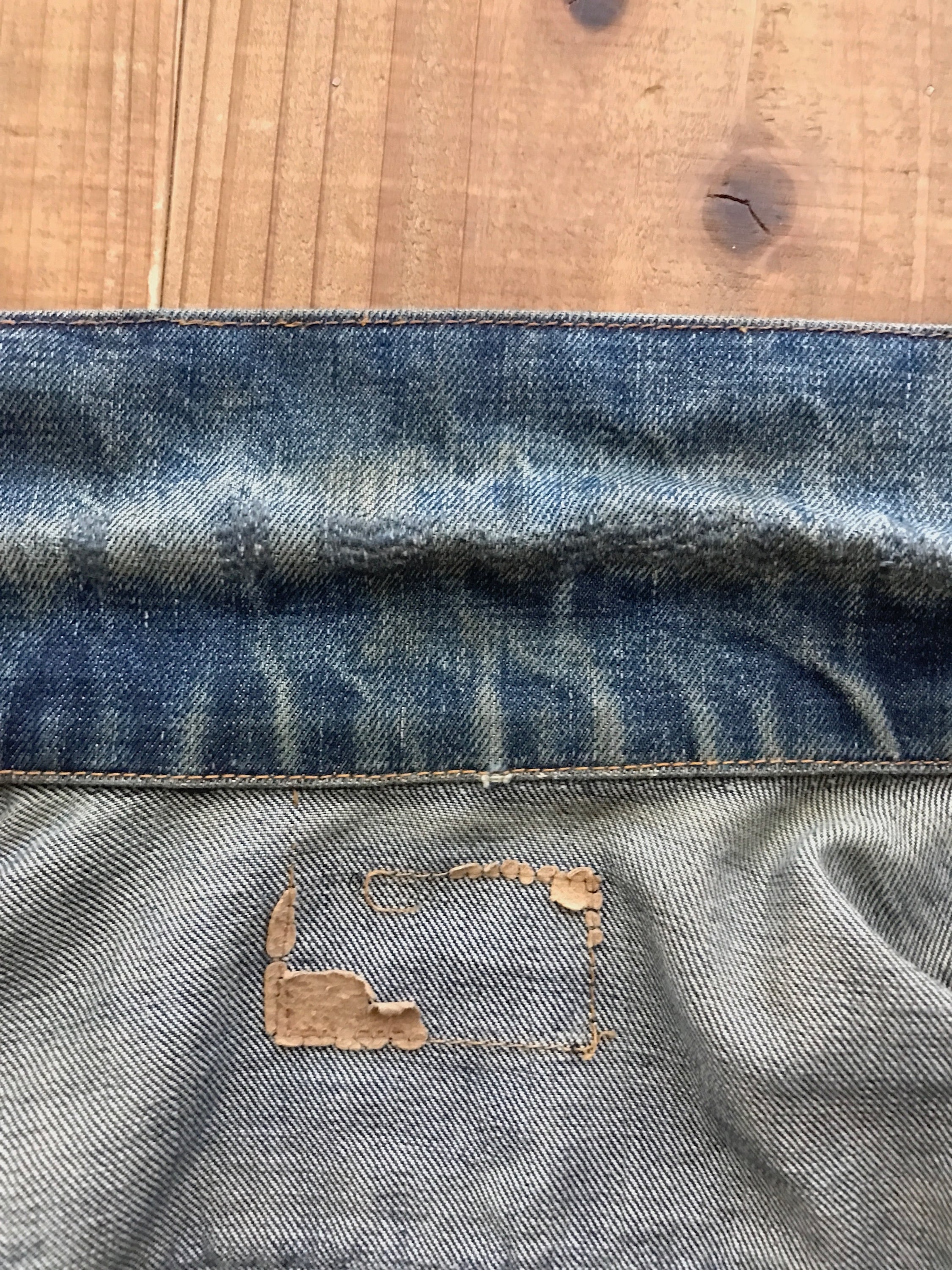 60's LEVI'S 70505 BIG-E デニムジャケット 実寸(38位)