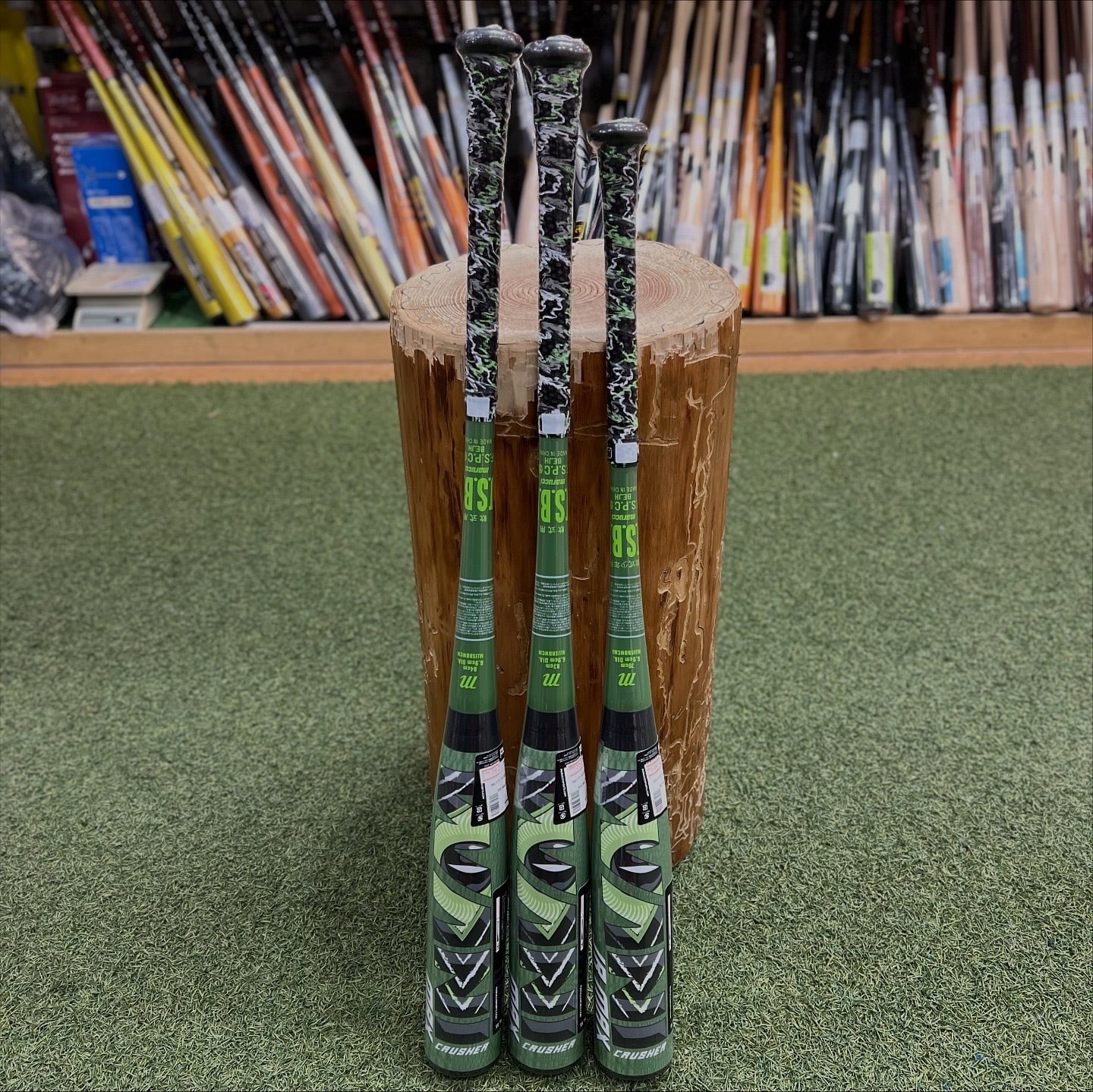 Marucci マルッチ 一般軟式複合バット ワニクラッシャーMAX 緑ワニ