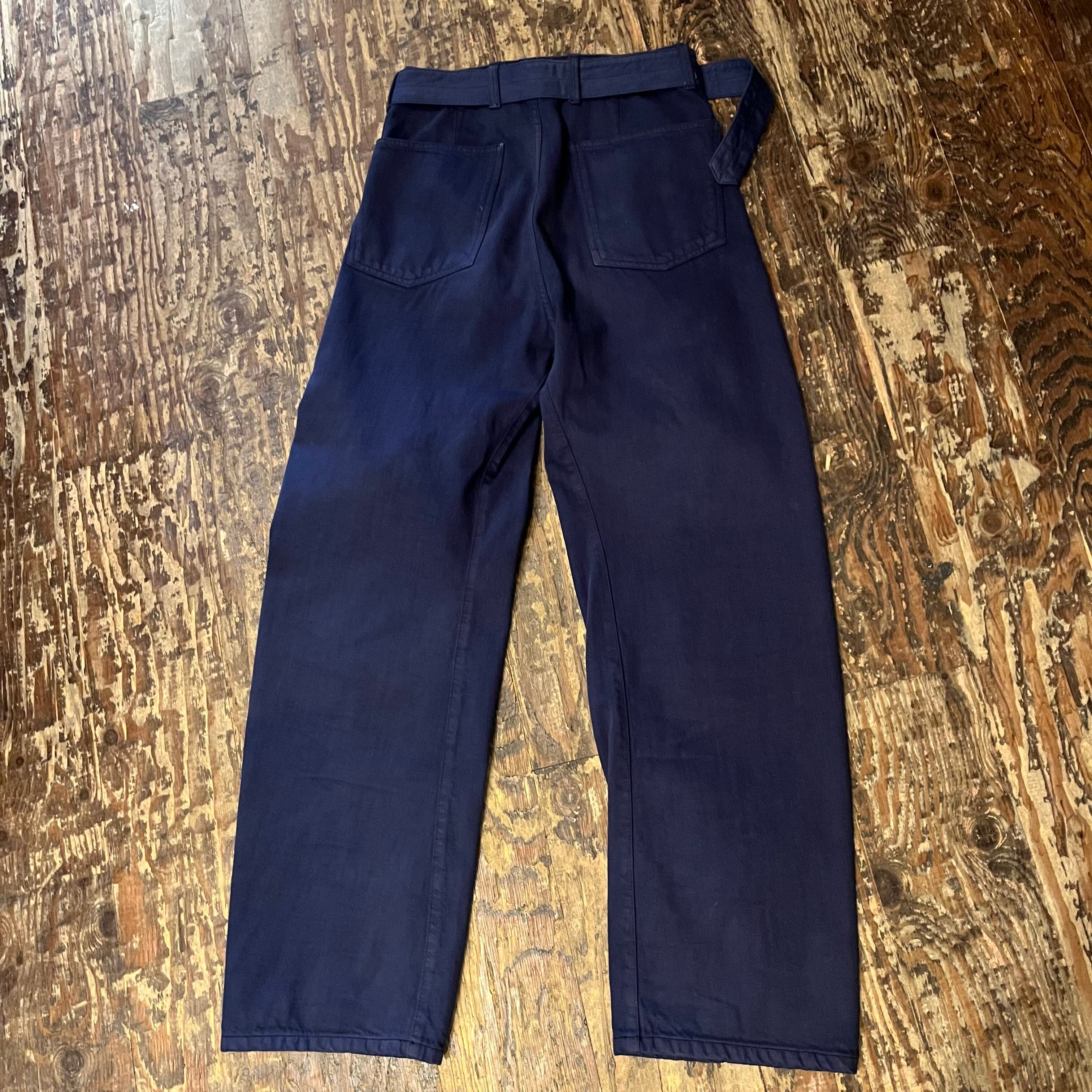 LEMAIRE ルメール TWISTED BELTED PANTS ベルテッドパンツ sizeXS 