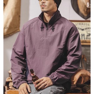 Half zip outdoor pullover jacket 1270
