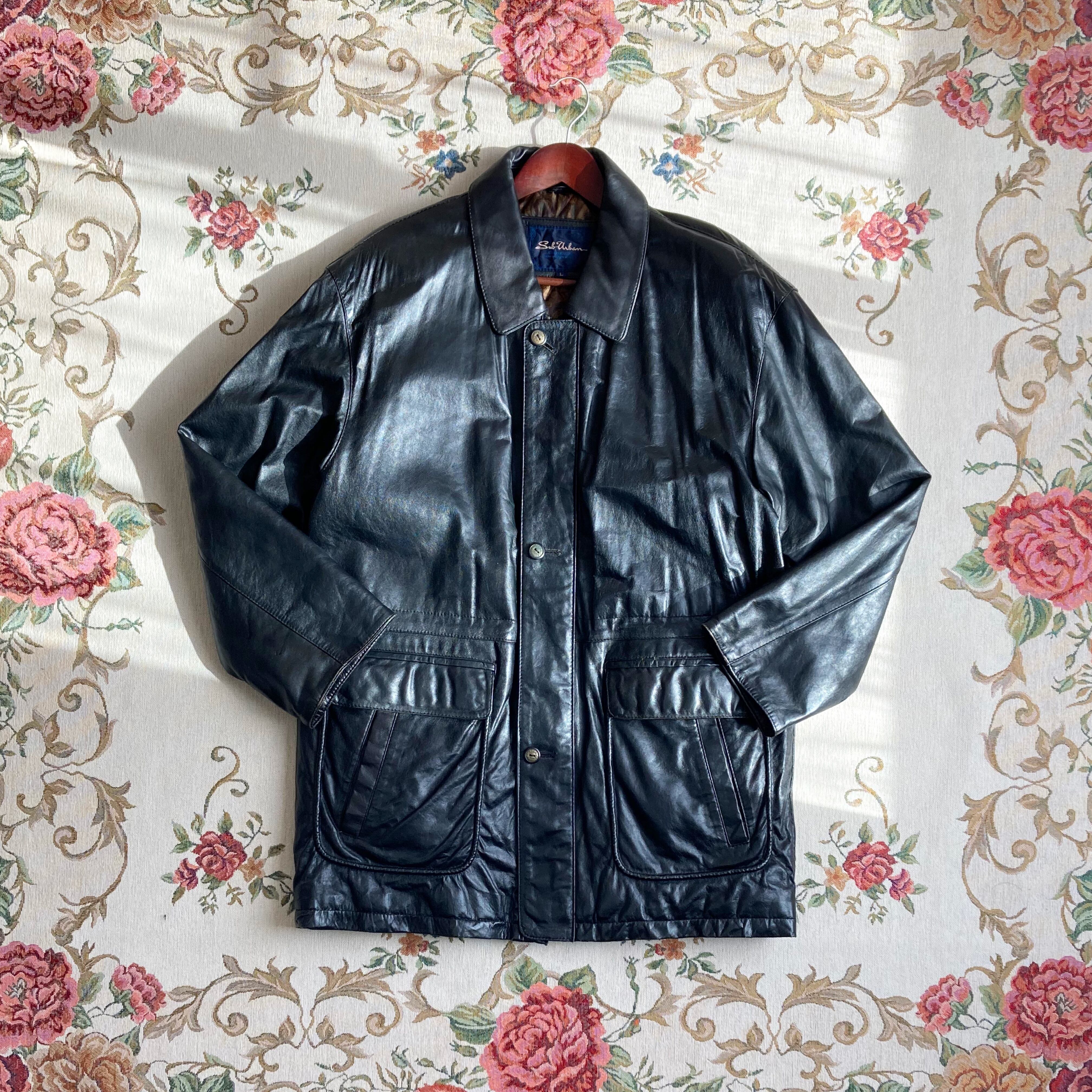 KOREA vintage lamb leather jacket