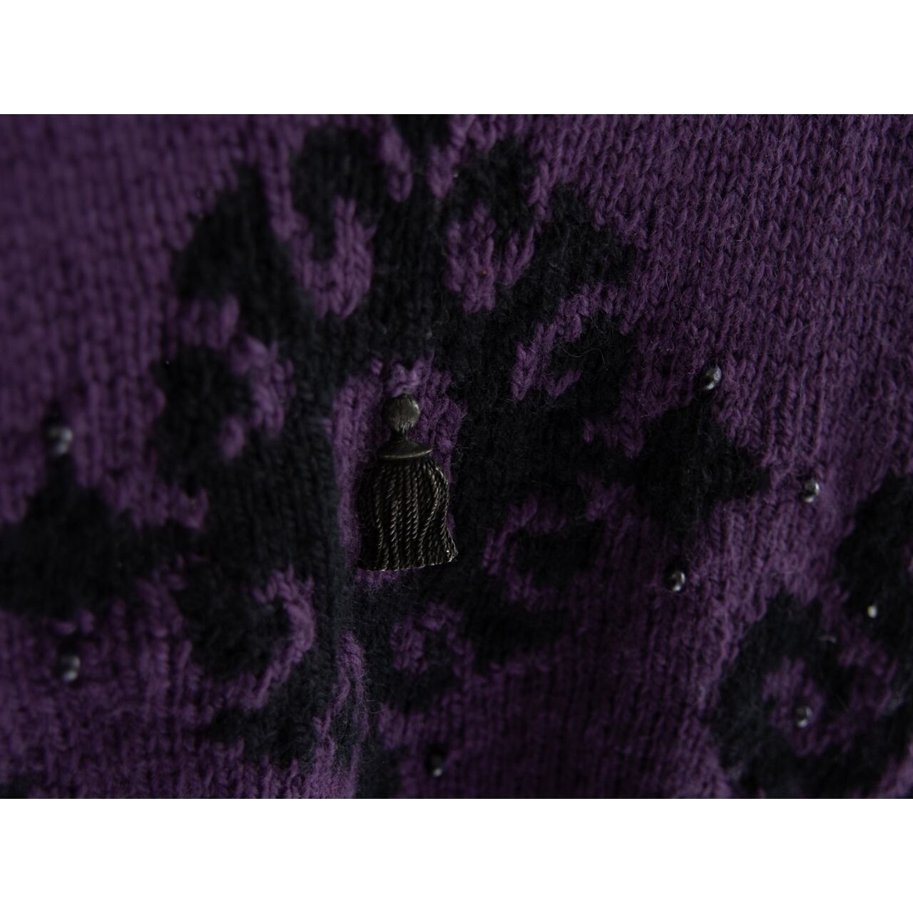 Artwork LONDON】Hand Knitted in England 80-90's 100% Wool Sweater