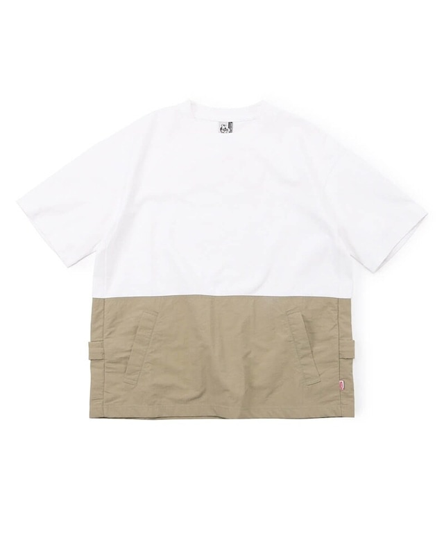 CHUMS(チャムス) Heavy Weight Backside Utility Pocket T-Shirt (ヘビーウエイトバックサイドユーティリティポケットTシャツ) CH01-1842 ホワイト/サンド