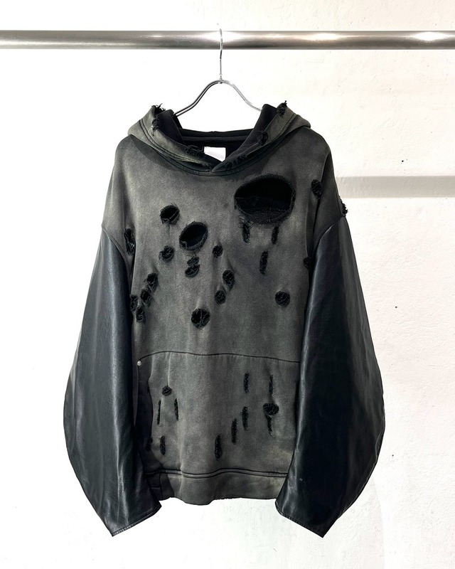 70s~ Champion Reverse Weave Cut-off Sweat Hoodie? USA製