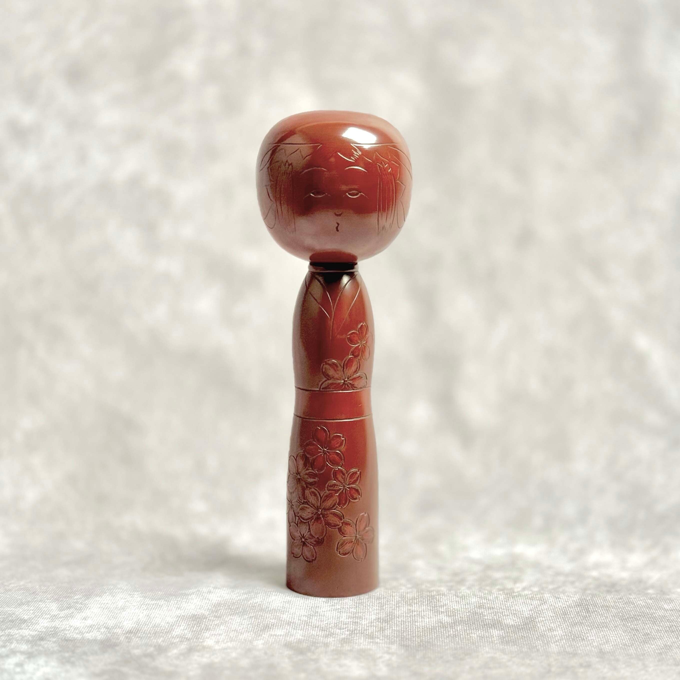 伝統工芸「鎌倉彫こけし」（No.43）