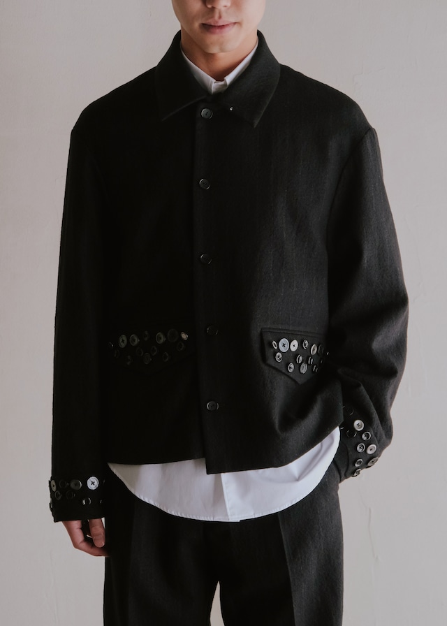 Winay Wayna wool milling uniform blouson