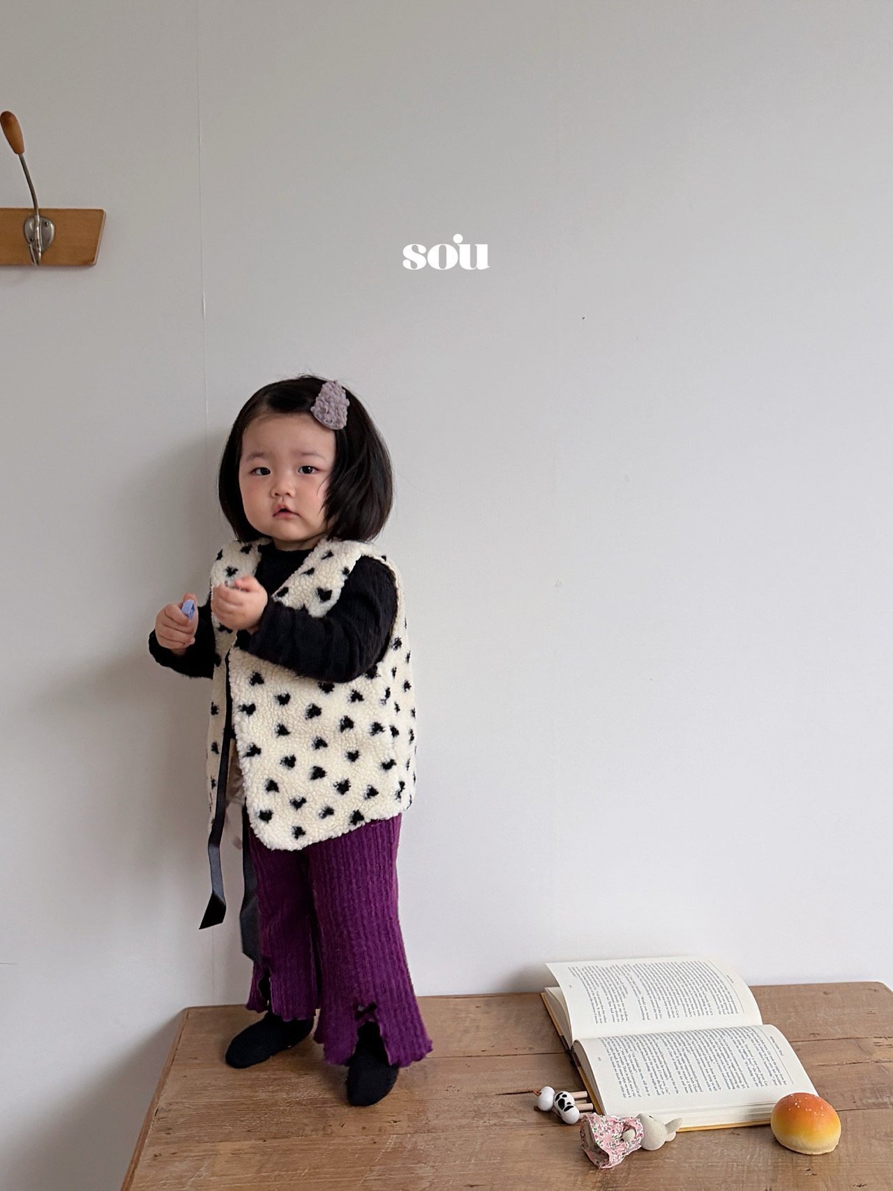 SO U［取寄］heart dumble vest 26winter