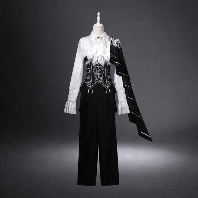 ゴスロリ王子系 舞踏会の華 プリンス セットアップ 3点セット 麗人 男装ロリィタ イベント コスチューム