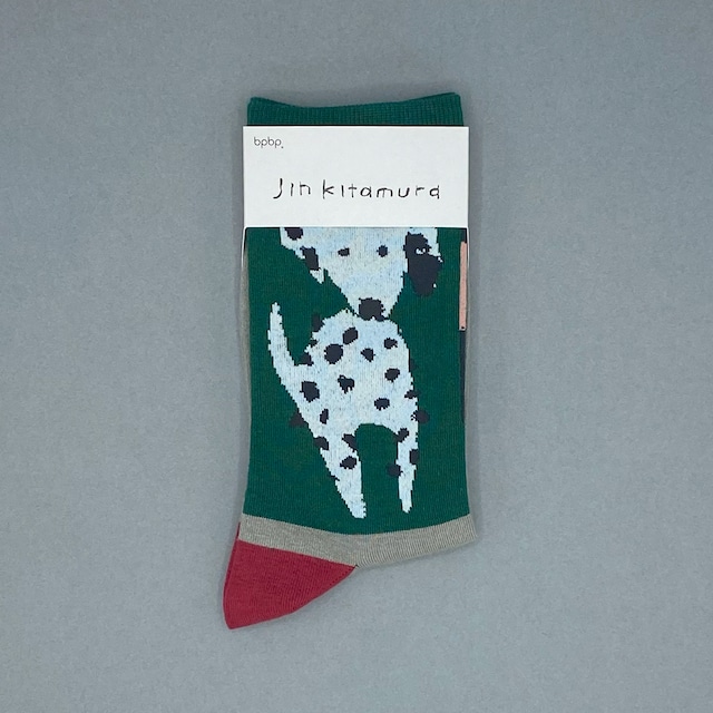 【JIN KITAMURA】北村人 SOCKS DALMATIAN ソックス ダルメシアン