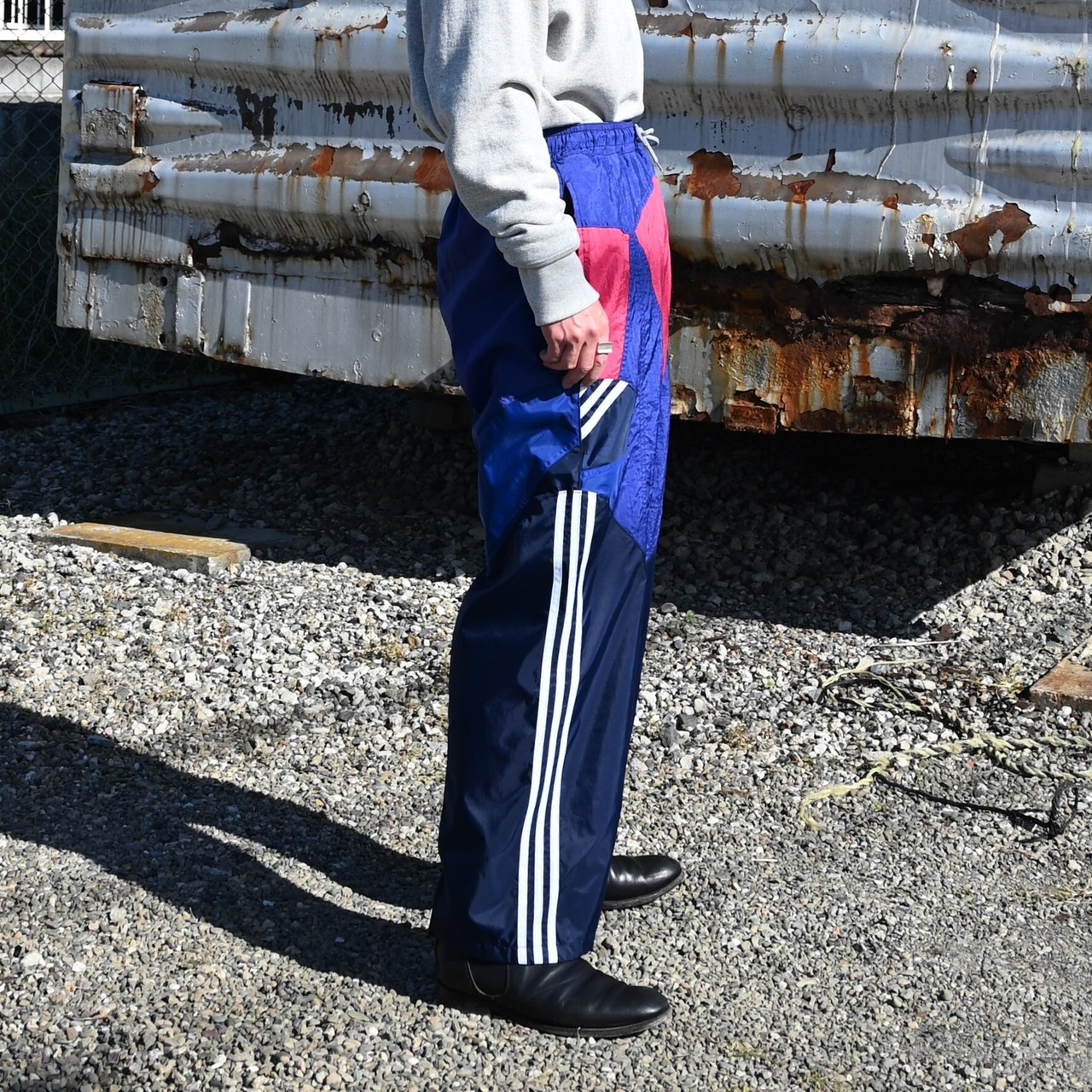 CCU(シーシーユー)DOUBLE BREASTED JKT、CHANGES(チェンジーズ)REMAKE NYLON EASYPANTS