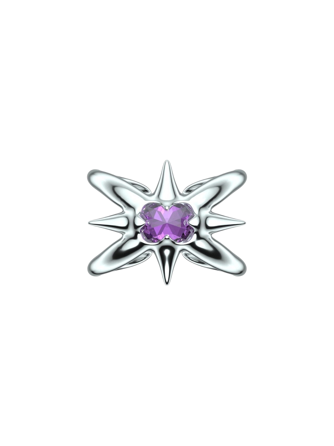 【LURS】Purple Core Claw Ring