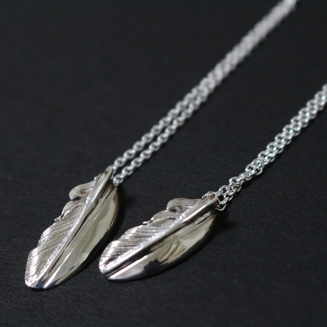 【受注生産】SURFBOARD FEATHER NECKLACE(925/石なし)