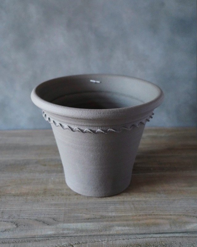 ウィッチフォード 【高級植木鉢】 ペイストリー  L アッシュ φ29cm 【Whichford Pottery】