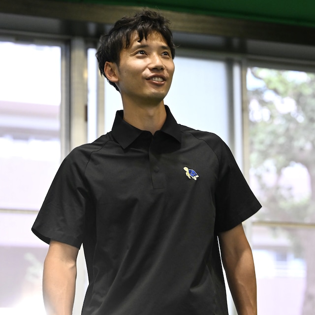 KAME polo shirt black