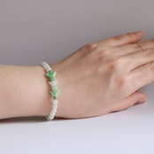 銀子翡翠ブレスレット jade jadeite A貨翡翠 jd_br1009