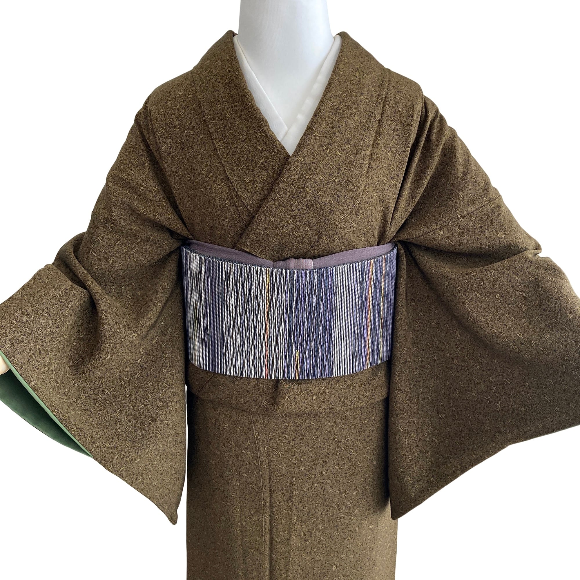 よろけ縞模様 九寸 名古屋帯 | キモノ山猫