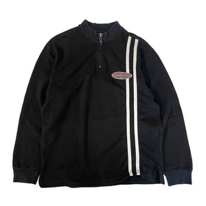 1990's- Harley Davidson / halfzip sweat #F241