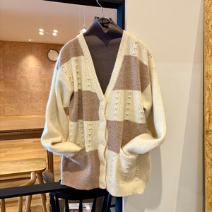 古着 ヴィンテージ パール付 カーディガン