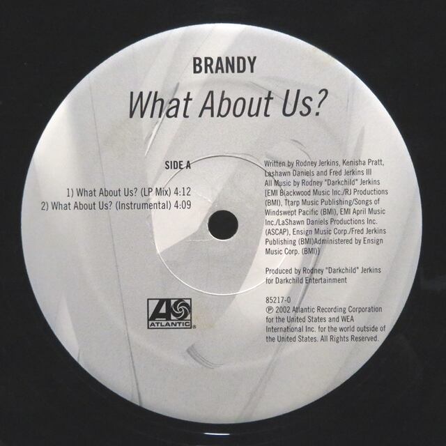 Brandy / What About Us? [85217-0, 7567-85217-0] - 画像3