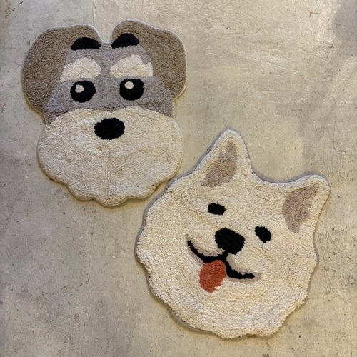 Mad Dog 2type　マットドッグ　マット　フロアマット　犬　シュナウザー　サモエド　mat 　dog　