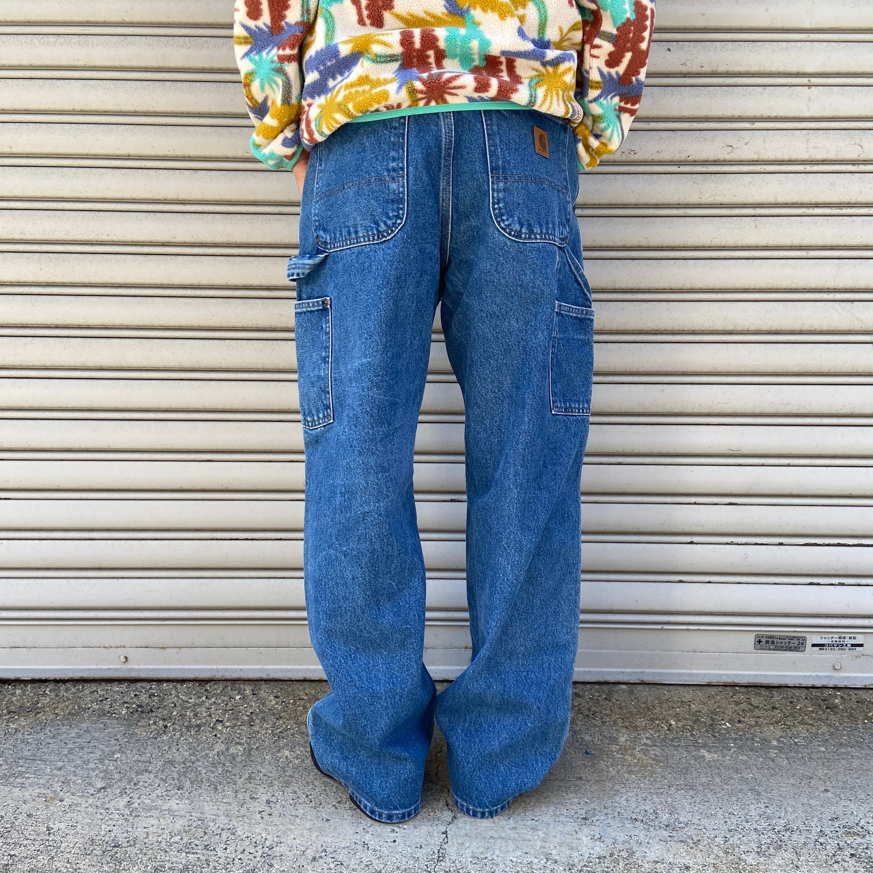 00s carhartt カーハート ダブルニーデニムペインターパンツ ワーク