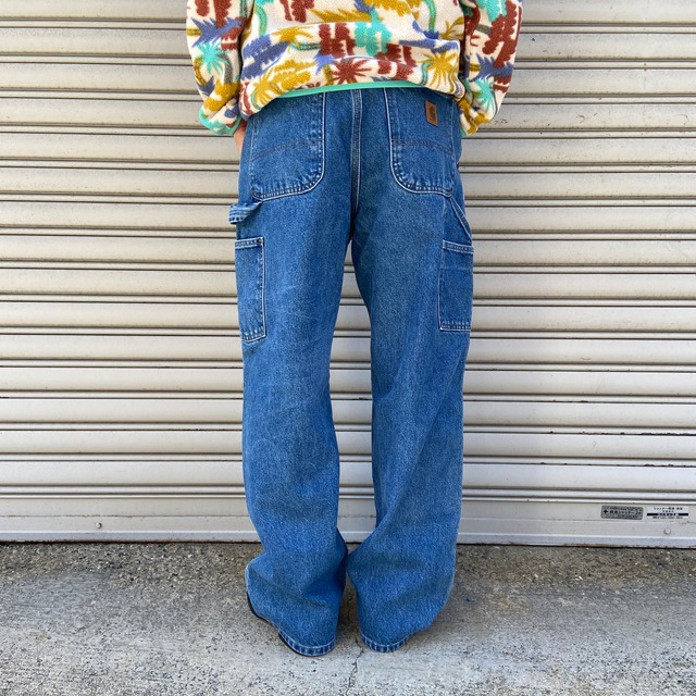 00s carhartt カーハート　ダブルニーデニムペインターパンツ　ワーク　W33L30