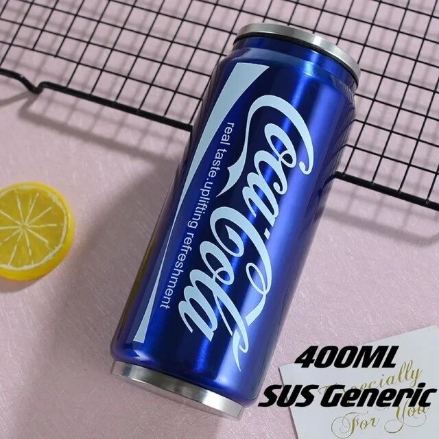 特大 400ml ストロー付き タンブラー マグカップ 魔法瓶 水筒 保冷