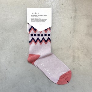 [ to.iro ] Fair Isle SOCKS