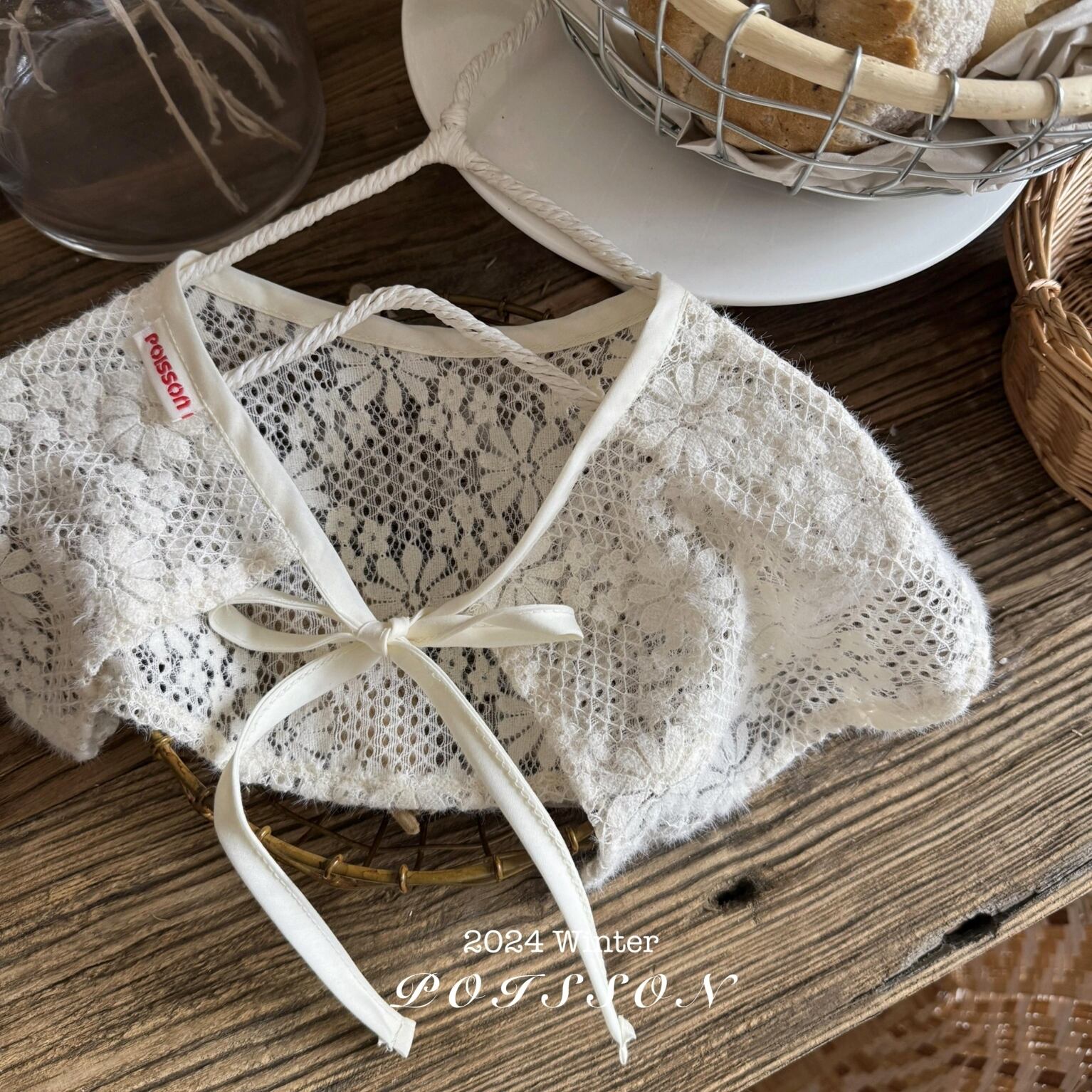 «sold out»«poisson» ポアソンエプロン 2colors