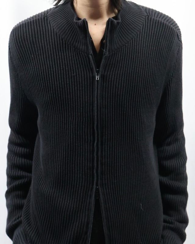 【EMPORIO ARMANI】double zip driver's knit