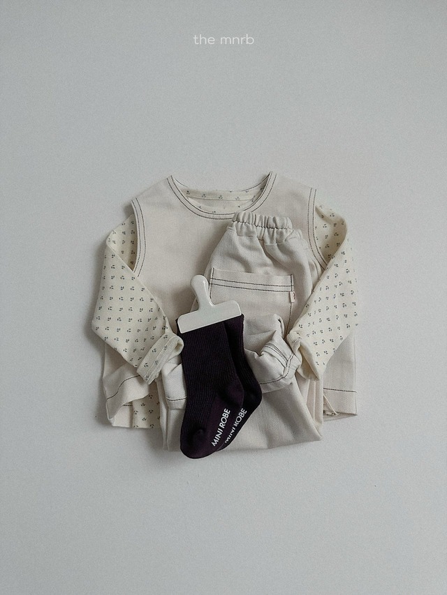 《予約》送料無料【minirobe】Non-Fade Vest