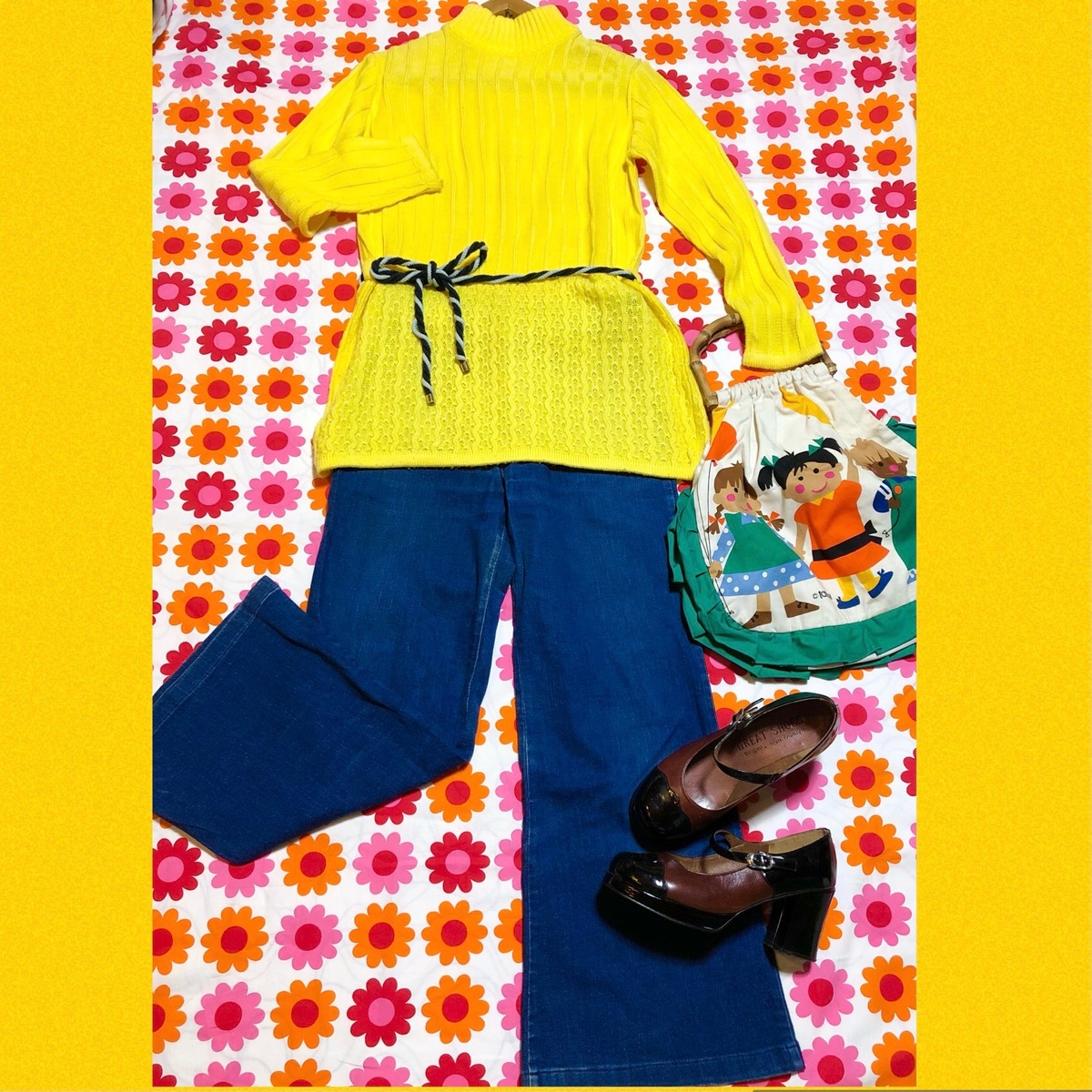 昭和レトロ◇ヴィンテージニット 60s knit | 古着屋プチコション